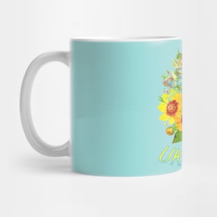 Big bouquet of Ukrainian flowers Mug